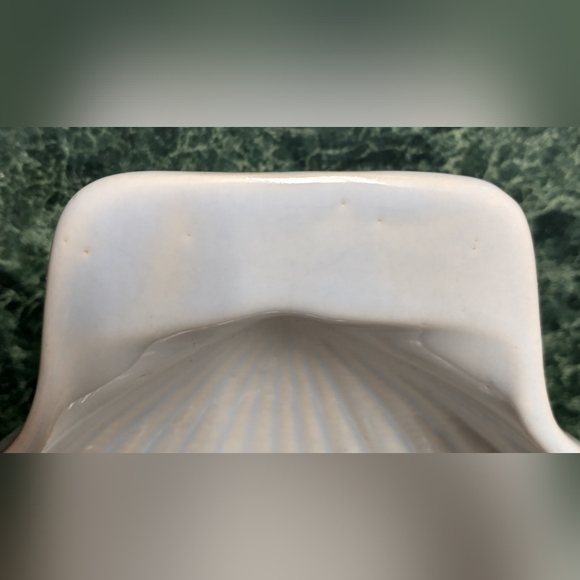 Vintage McCoy Pottery Seashell Clamshell Islander Dish Light Blue USA - Picture 4 of 8